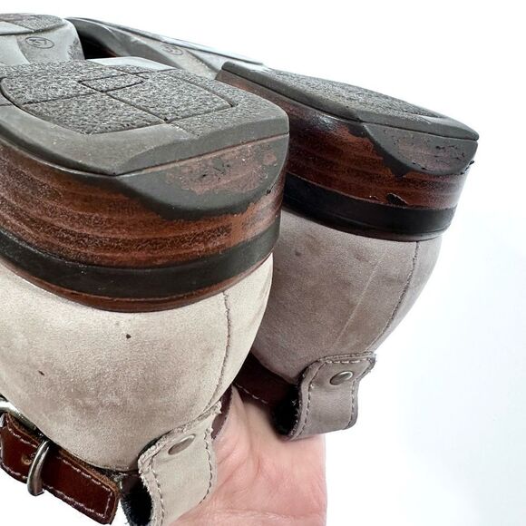 NOAT kamsin black and tan low heel bootie 37 - Picture 8 of 11